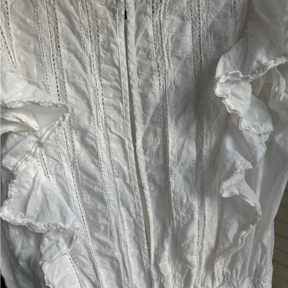 LoveShackFancy White Ruffled DRESS - Picture 3 of 6